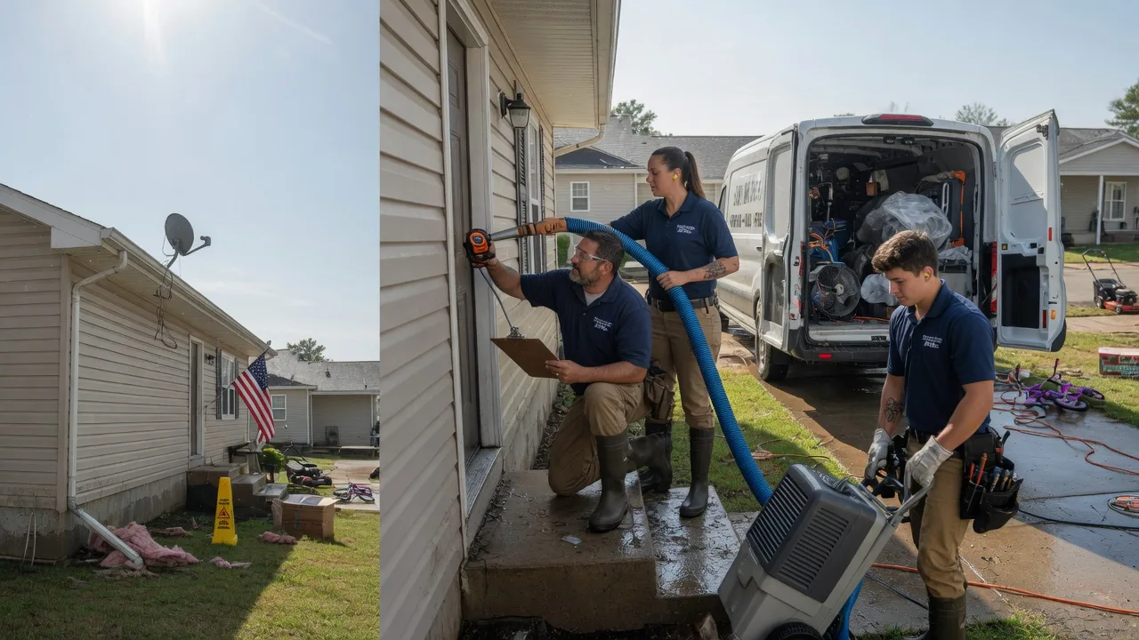Ceiling Water Damage Restoration in Fieldale, VA near me